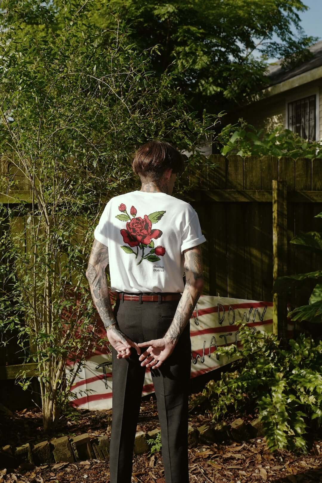 Garden District Rose T-Shirt - Shirt - DNO#color_white