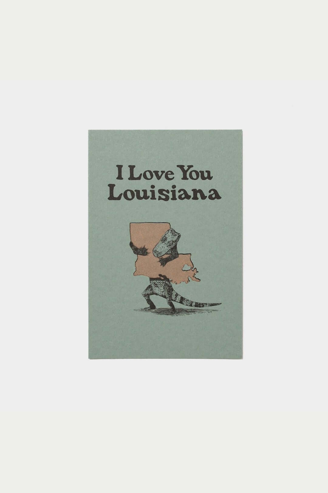 I Love You Louisiana Riso Postcard - Postcards - DNO