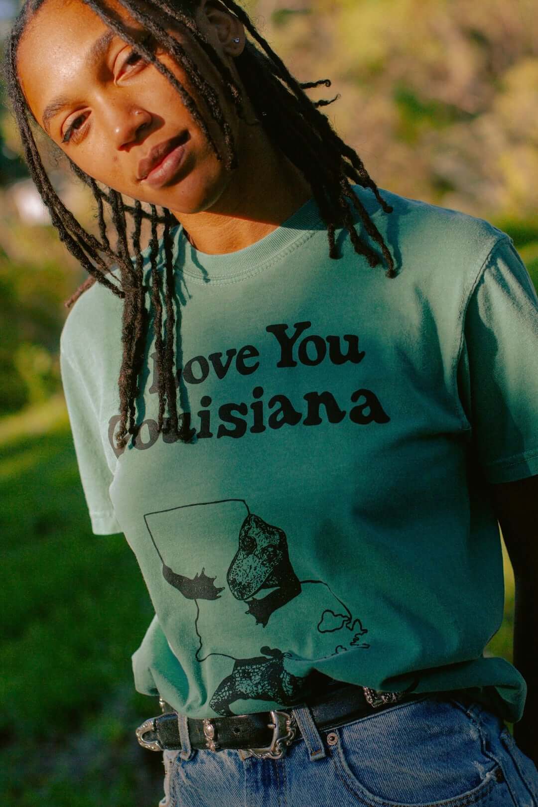 I Love You Louisiana Long Sleeve - DNO Unisex Medium / Willow