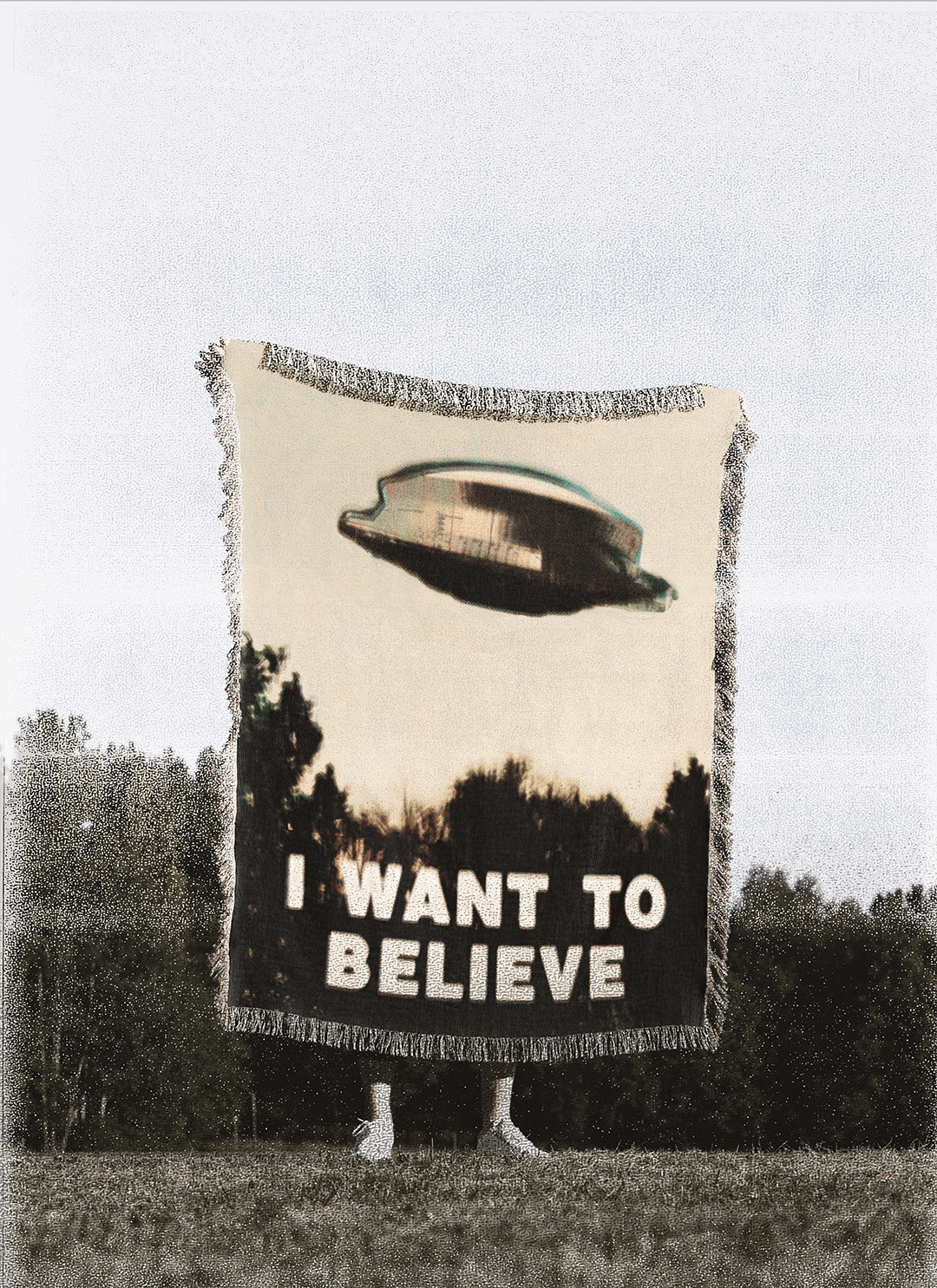 I Want to Believe Throw Blanket