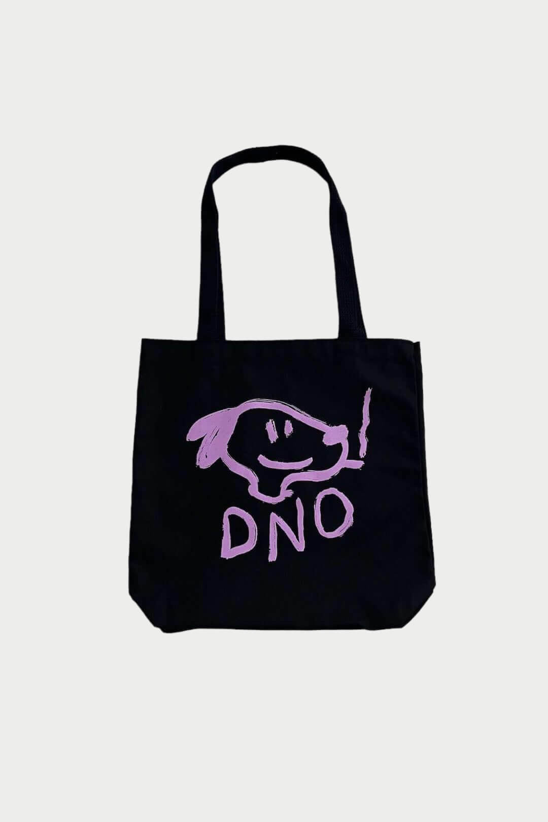 Just Do You Dog Tote Bag - Accessories - DNO#color_black-lilac