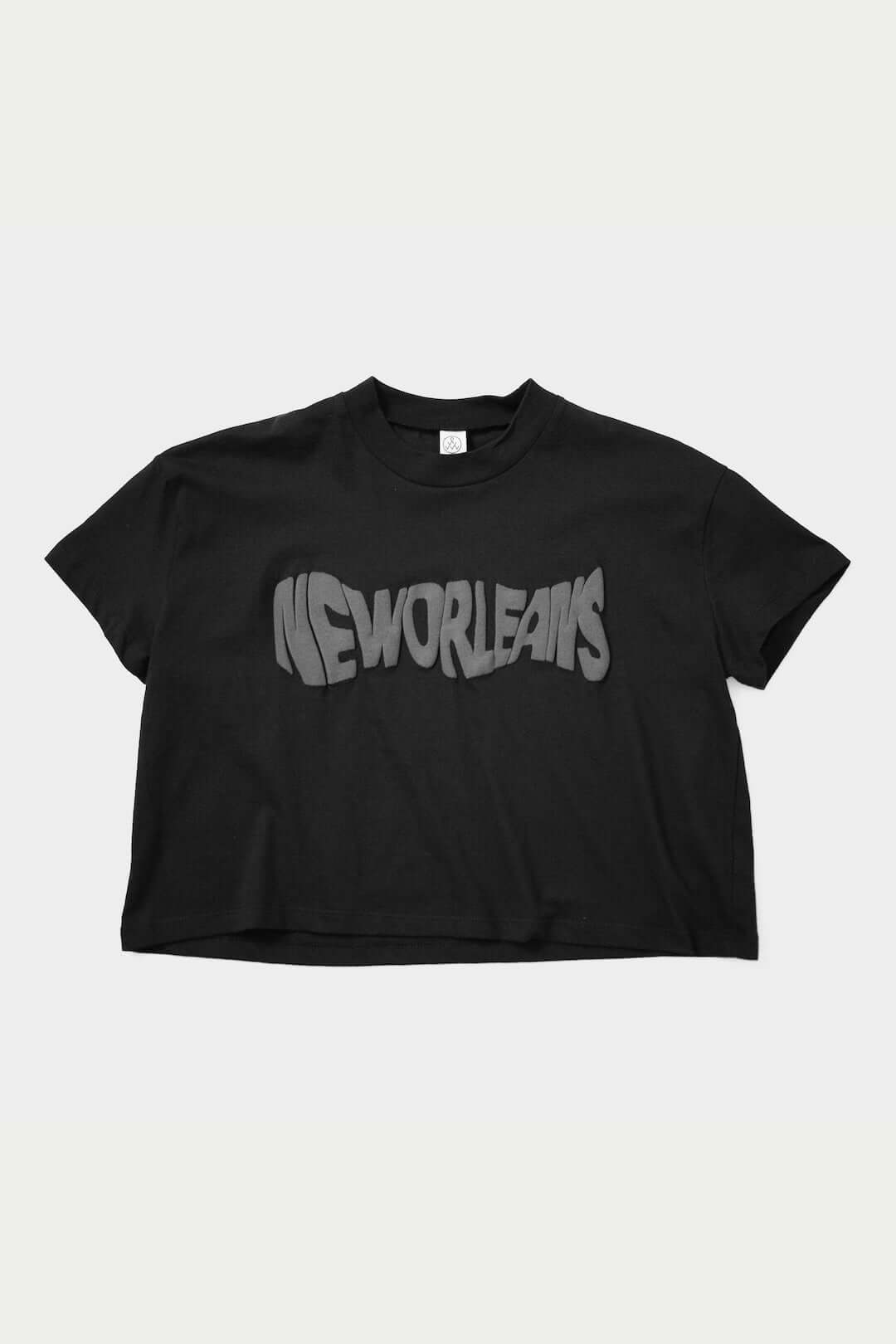 Nevermind Crop Top - Shirt - DNO#color_black-grey