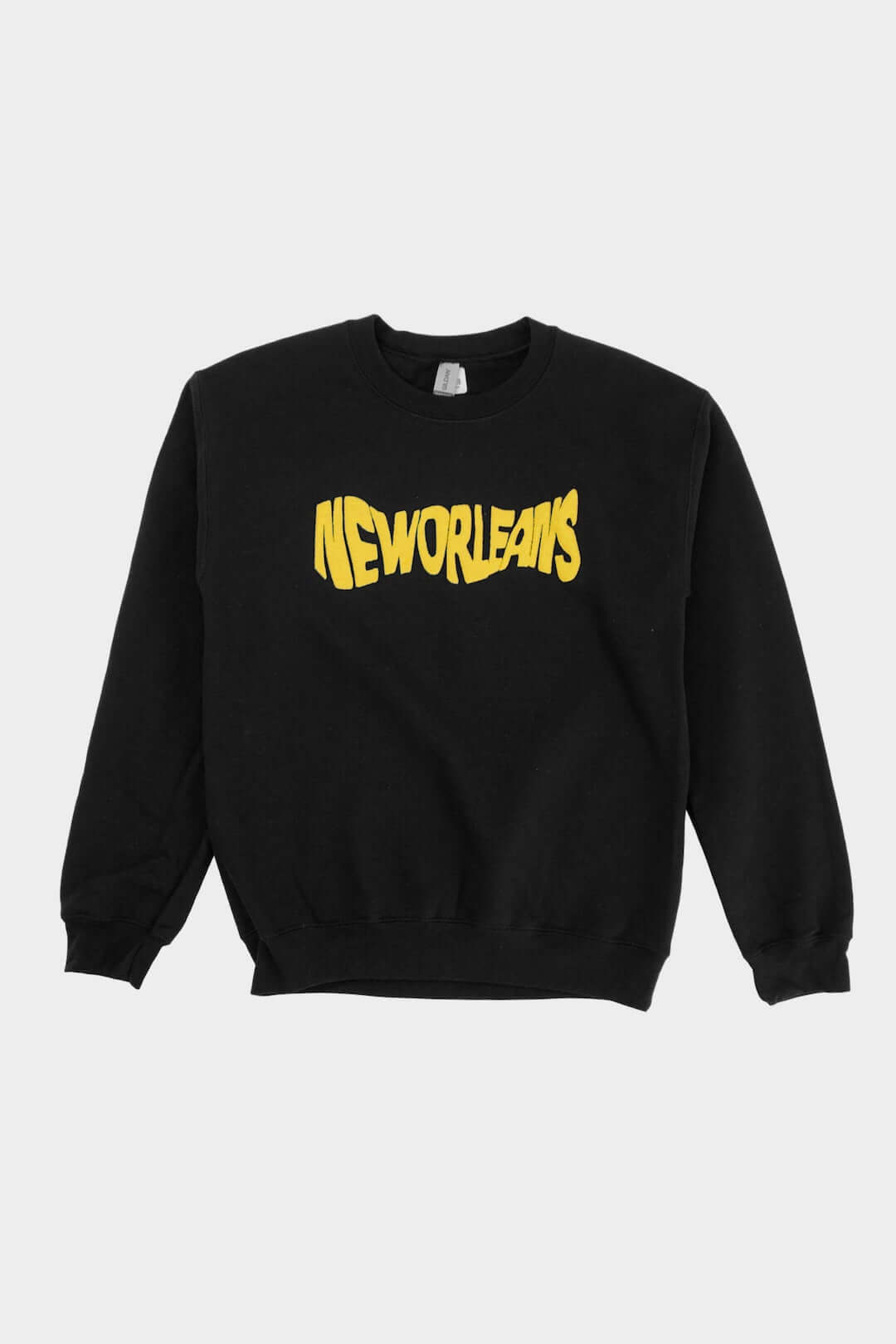 Nevermind Sweatshirt#color_black-yellow