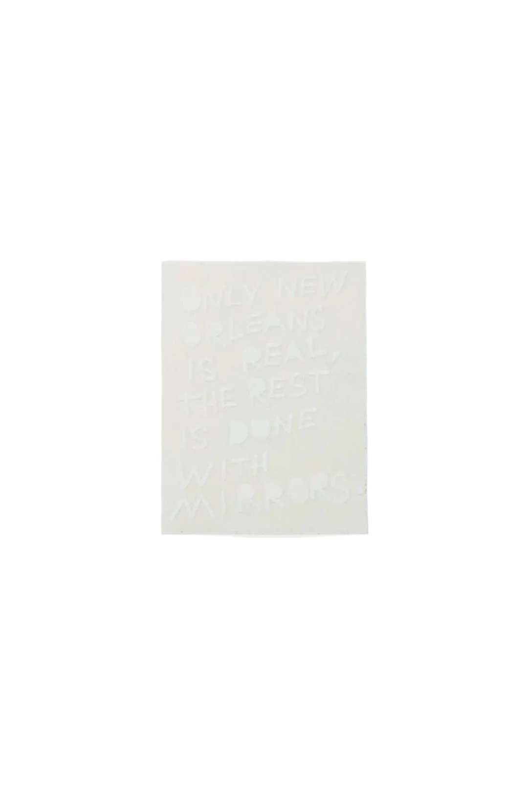 Only New Orleans is Real Sticker - Stickers - DNO#color_white