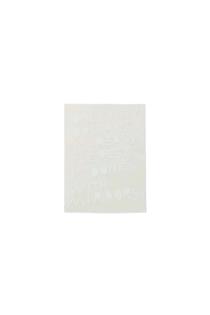 Only New Orleans is Real Sticker - Stickers - DNO#color_white