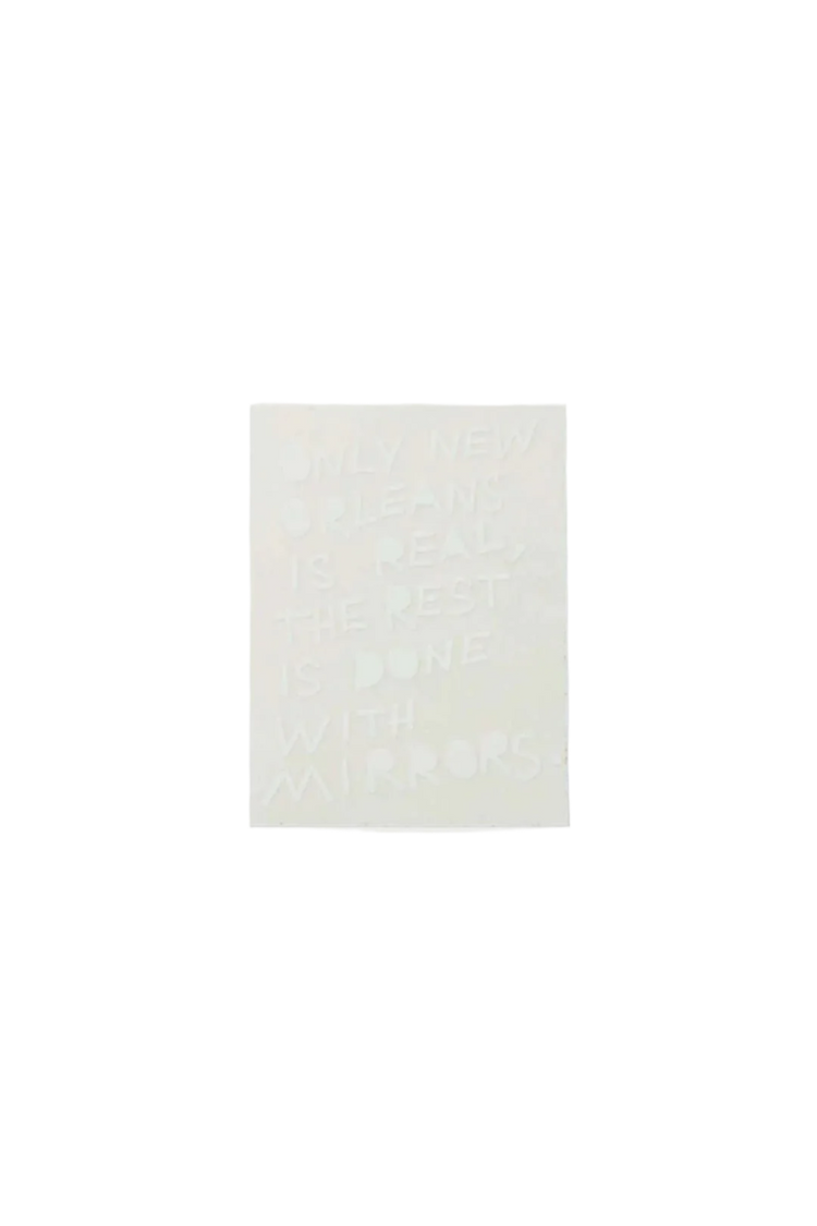 Only New Orleans is Real Sticker - Stickers - DNO#color_white