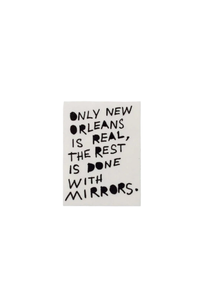 Only New Orleans is Real Sticker - Stickers - DNO#color_black