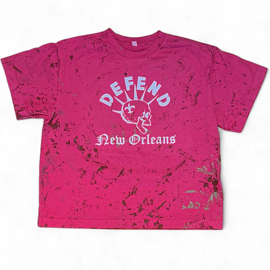 Defend Vintage Pink Painted Everybody World