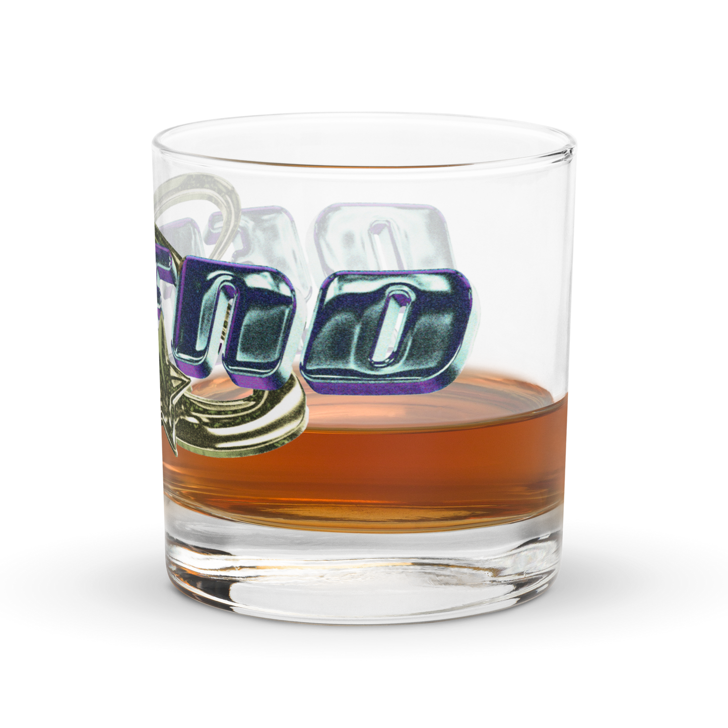 Defend Rocks Glass