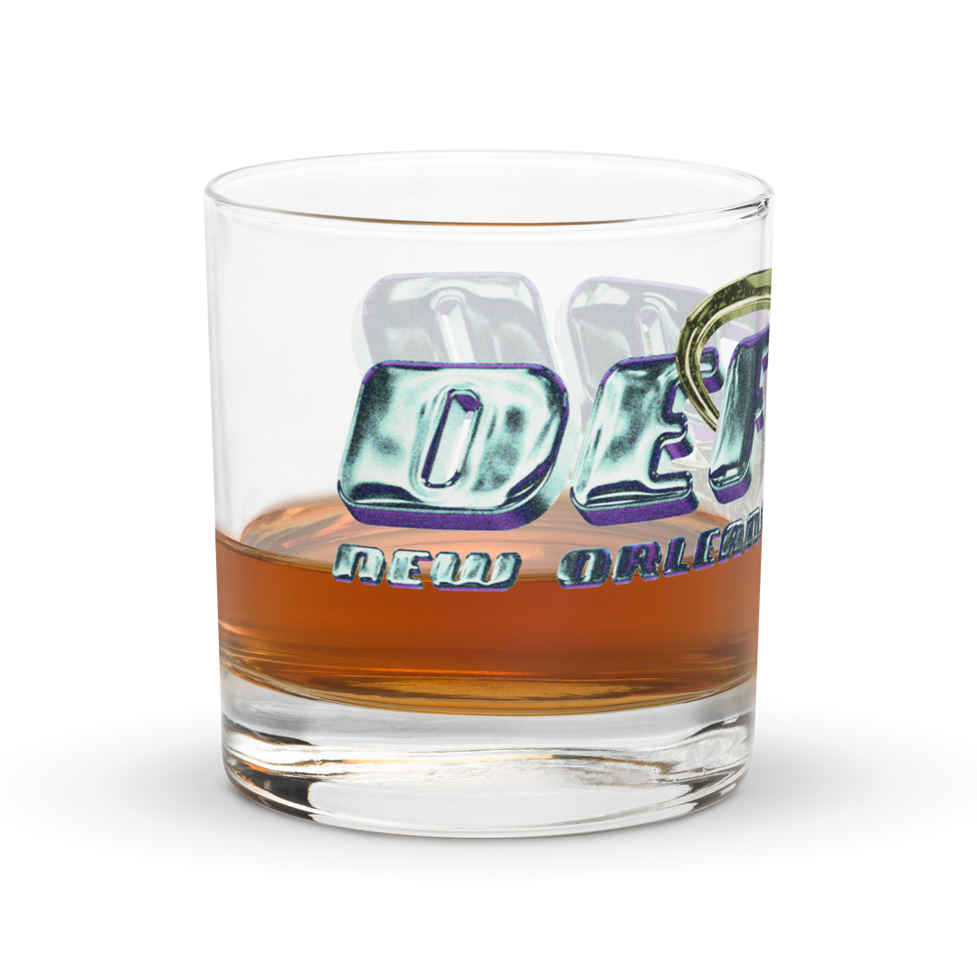 Defend Rocks Glass