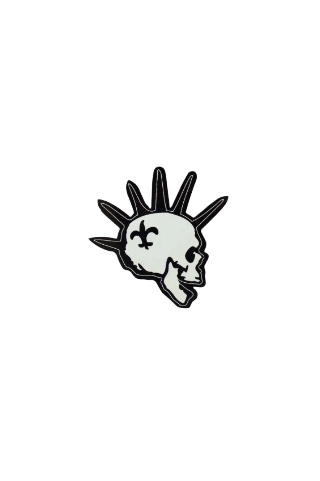 Thin-line Die Cut DNO Skull Logo Sticker - Stickers - DNO
