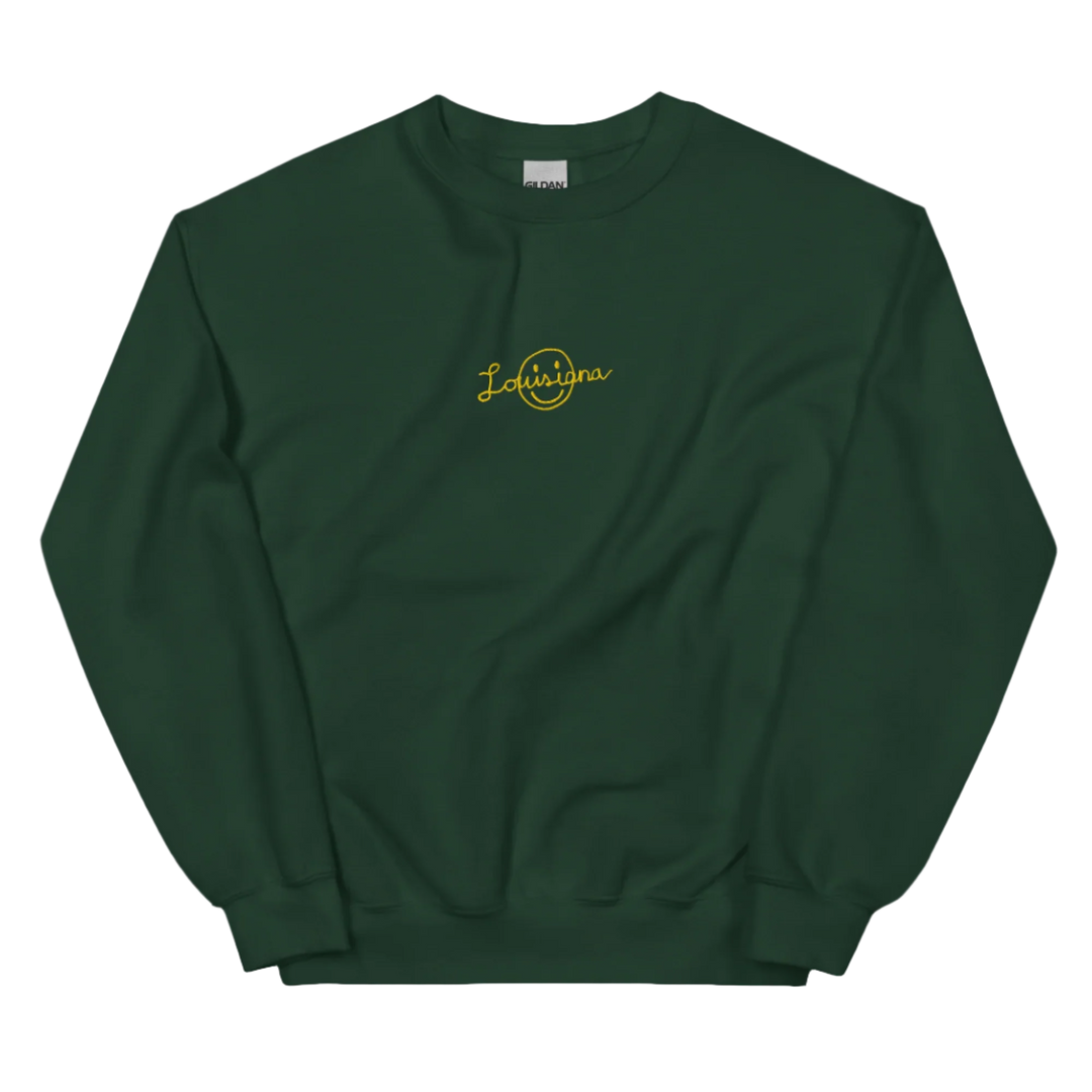 Louisiana Smiley Crewneck