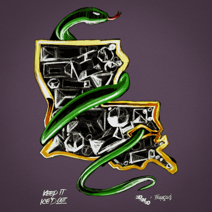 ICE'd Out T-shirt – Words on Back - DNO