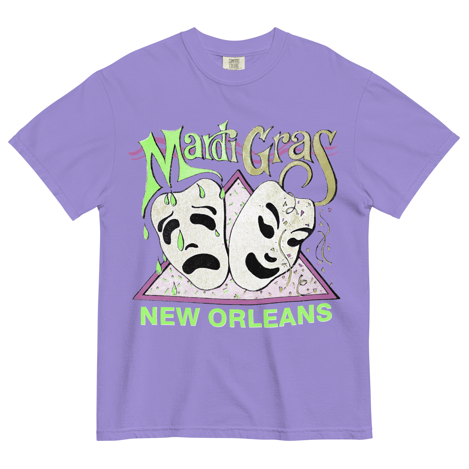 Vintage Mardi Gras – XL Print T-shirt – DNO