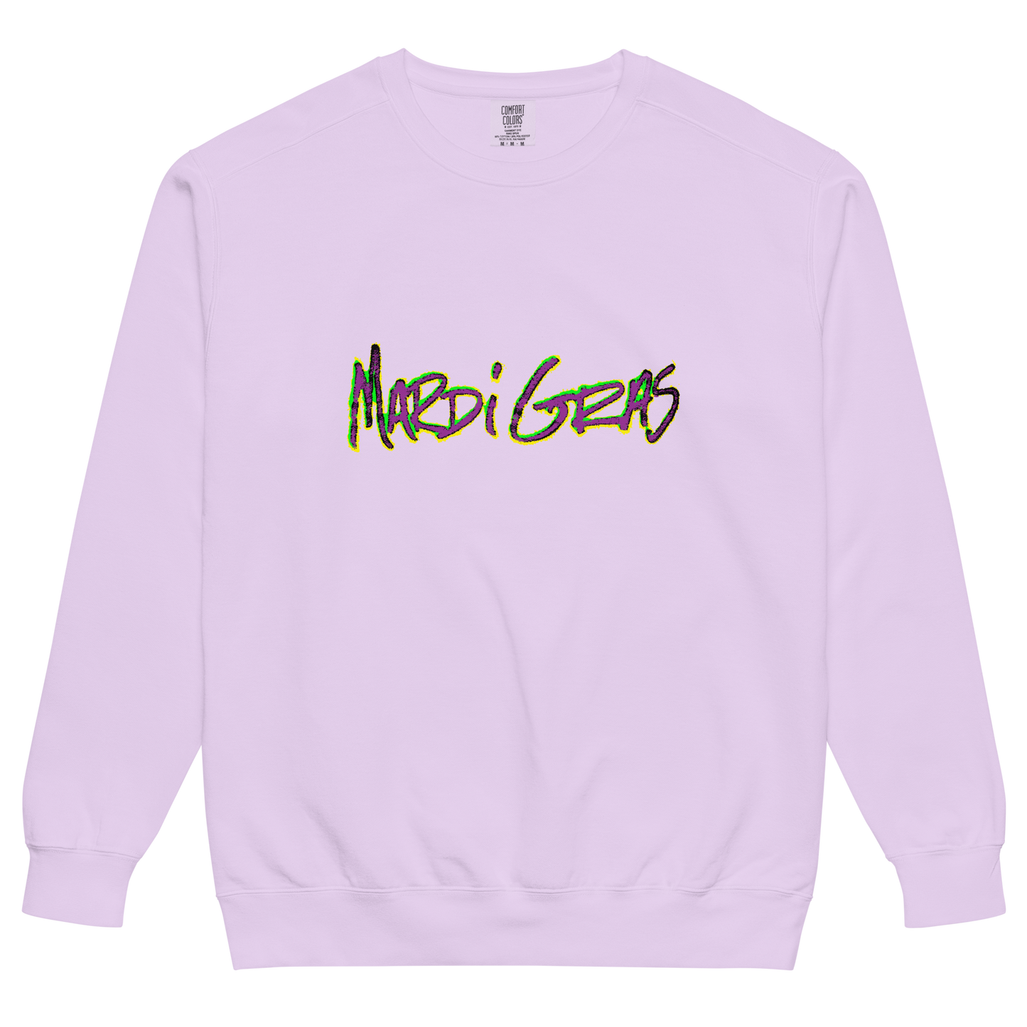 mardigras 清春 スウェット Bix Sihouette Sweat Mardi Gras Spellout