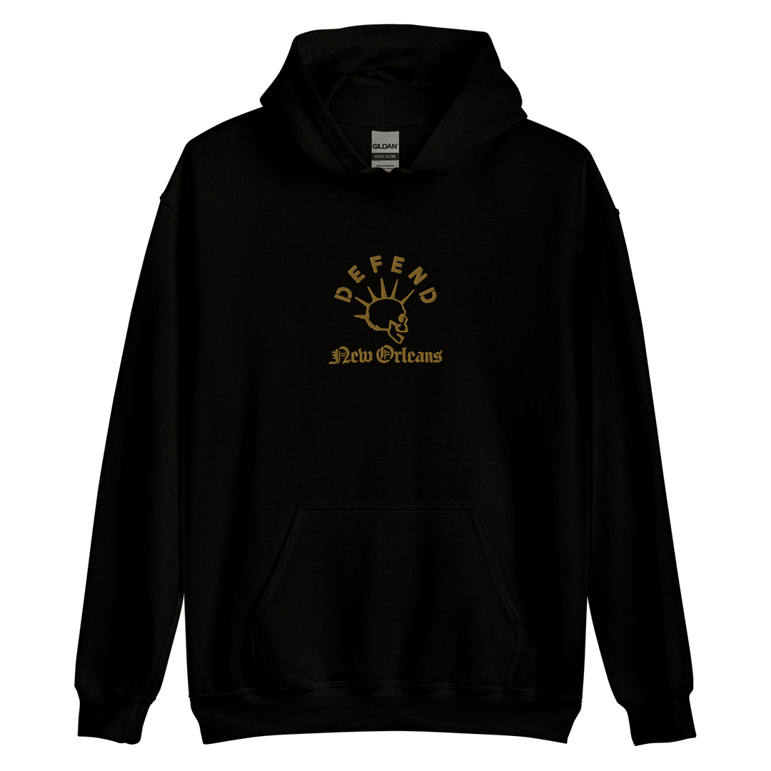 Defend New Orleans Embroidered Hoodie