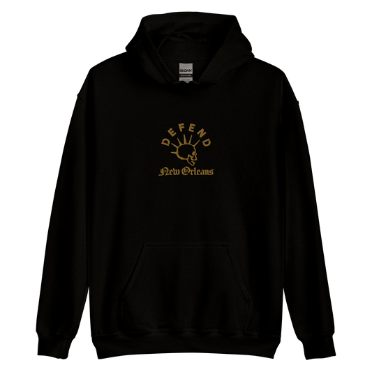 Defend New Orleans Embroidered Hoodie